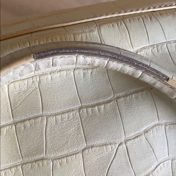 Tory Burch 797 Large Top ZIP Satchel yellow creme - Picture 5 of 14